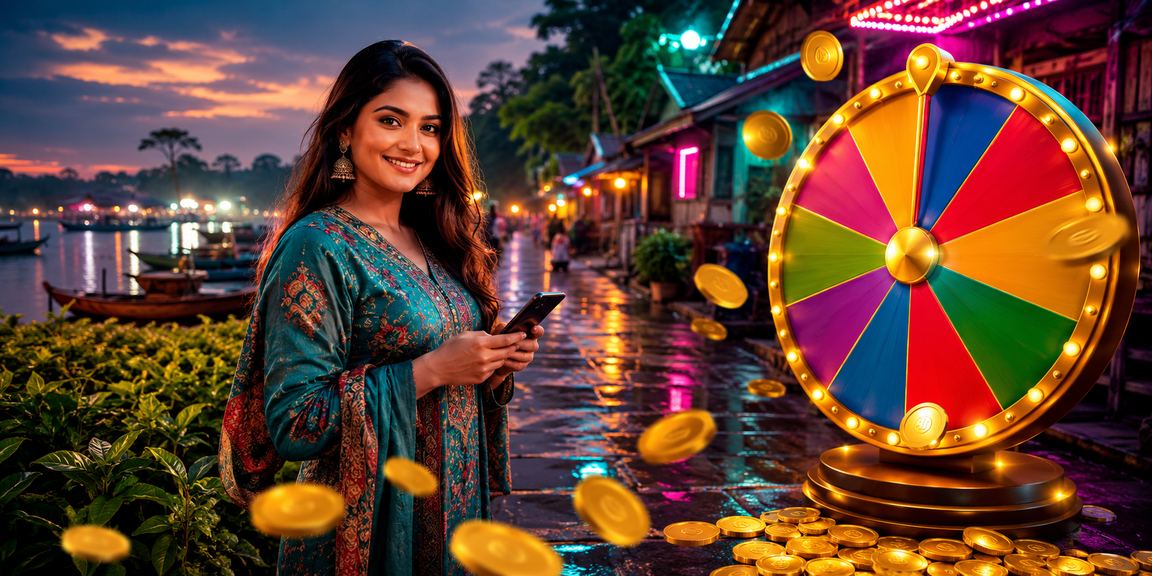 খুলনার চা বাগানে মোবাইল থেকে যান্ত্রিক গেম খেলার দৃশ্য